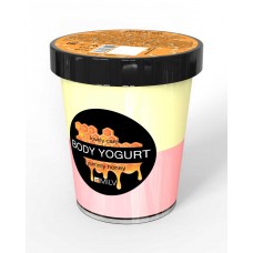 Крем-йогурт двухцветный Milv, Мёд, 210 гр