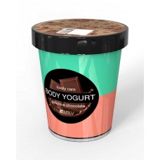 Крем-йогурт двухцветный Milv, Шоколад, 210 гр