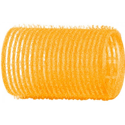 Бигуди-липучки DEWAL, желтые, d32 мм, 12 шт/уп
