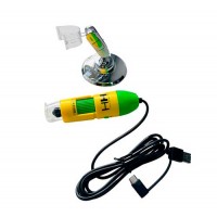 Happy Hair цифровой микроскоп, USB, 1920*1080, 15-40 мм, 30 fps, цвет-желтый/зеленый