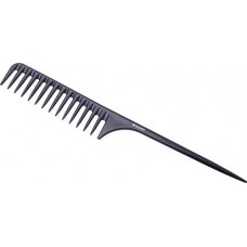 Гребень DEWAL NANO для длинных волос, антистатик, черный 28,5 см