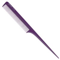 Расческа DEWAL Beauty с пластиковым хвостиком, фиолетовая 20,5 см