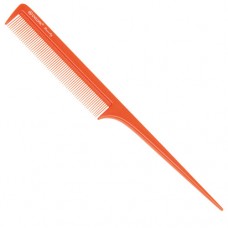 Расческа Dewal Beauty, с пластиковым хвостиком, оранжевая 20,5 см