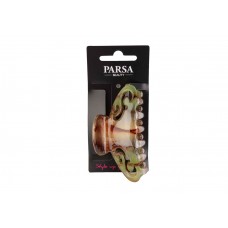 Заколка-краб для волос Parsa Beauty, серии Wild&Magic, зеленая