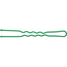 Шпильки Dewal Beauty волна, 60 мм (24 шт) зеленые