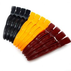 Зажим для волос DEWAL "Волна", цветной, пластик, 8 см, 12 шт/уп