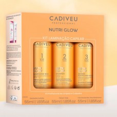 Cadiveu Nutri Glow набор для ламинирования волос, 3 х 55 мл