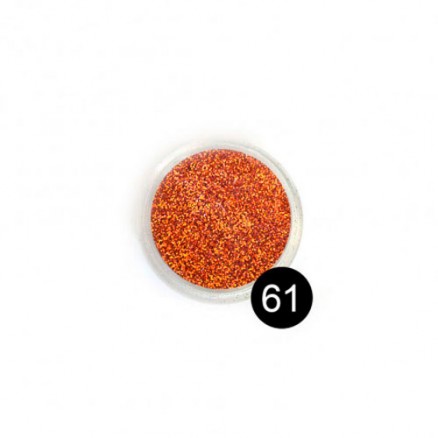 Блестки TNL, №61 насыщеный оранжевый, 2,5 гр