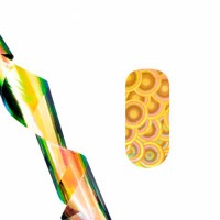 Фольга для литья, круги на золоте Фольга для литья, круги на золоте