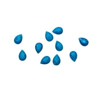 Пластиковый дизайн TNL, капелька, синяя