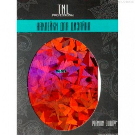 Наклейка-фольга TNL, для дизайна, premium quality, BK-077 Наклейка-фольга TNL, для дизайна, premium quality, BK-077
