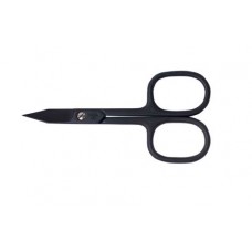 Ножницы для ногтей, Dewal серии "Black Edition", узкие, черные матовые