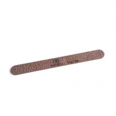 Пилка для ногтей TNL, узкая, 100/180, высокое качество, коричневая, в индивидуальной упаковке, пластиковая основа