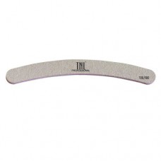 Пилка для ногтей TNL, бумеранг 100/180 высокое качество (серая) в индивидуальной упаковке