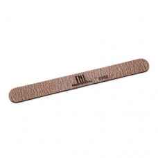 Пилка для ногтей TNL, тонкая, 80/80, улучшенное качество, коричневая, в индивидуальной упаковке, деревянная основа