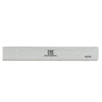 Пилка для ногтей TNL, широкая 180/240 высокое качество (серая) в индивидуальной упаковке
