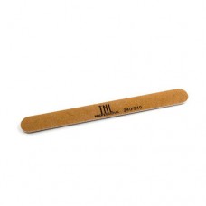 Пилка для ногтей TNL, узкая 240/240 высокое качество (золото) в индивидуальной упаковке (пластиковая основа)