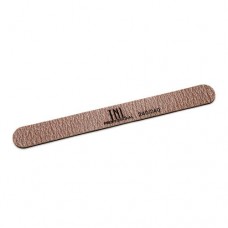 Пилка для ногтей TNL, узкая, 180/240, экстра-класс, коричневая, в индивидуальной упаковке