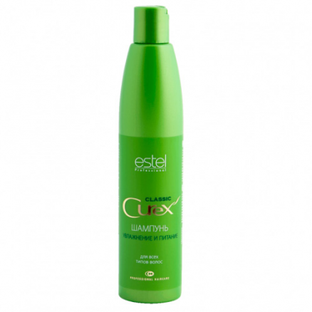 Шампунь увлажнение и питание Estel, для всех типов волос, серия Curex Classic 300 мл
