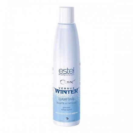 Шампунь защита и питание с антистатическим эффектом Estel, для всех типов волос, серия Curex Versus Winter 300 мл