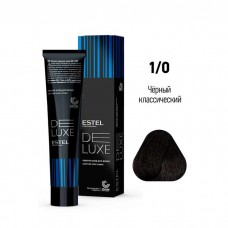 Краска-уход Estel, 1/0, черный классический, серия De Luxe