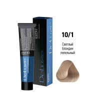 Краска-уход Estel, 10/1, светлый блондин пепельный, серия De Luxe