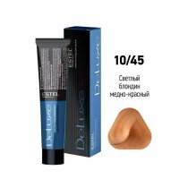 Краска-уход Estel, 10/45, светлый блондин медно-красный, серия De Luxe