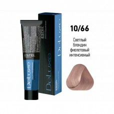 Краска-уход Estel, 10/66, светлый блондин фиолетовый интенсивный, серия De Luxe