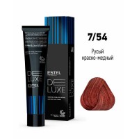 Краска-уход Estel, 7/54, русый красно-медный, серия De Luxe