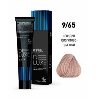 Краска-уход Estel, 9/65, блондин фиолетово-красный, серия De Luxe