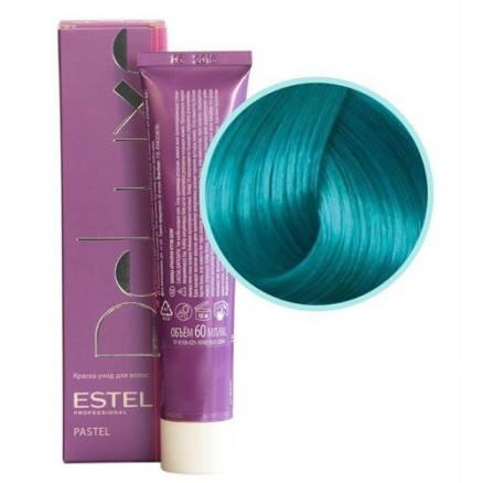 Краска-уход Estel для волос, тон 001 Бирюза (Пастельные тона)