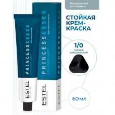 Крем-краска Estel, 1/0, черный классический, серия Princess Essex
