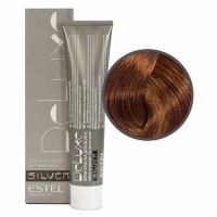 Крем-краска Estel, 6/4, темно-русый медный, серия De Luxe Silver Крем-краска Estel, 6/4, темно-русый медный, серия De Luxe Silver