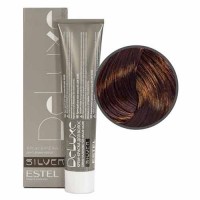 Крем-краска Estel, 6/75, темно-русый коричнево-красный, серия De Luxe Silver