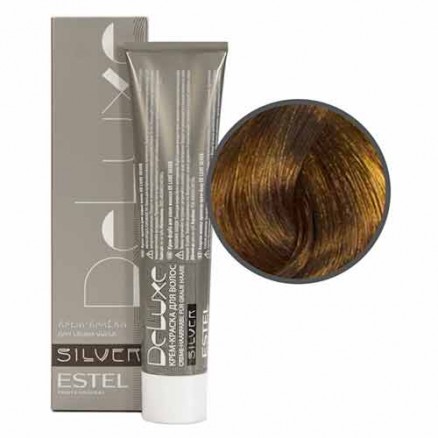 Крем-краска Estel, 8/0, светло-русый, серия De Luxe Silver