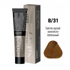 Крем-краска Estel, 8/31, светло-русый золотисто-пепельный, серия De Luxe Silver